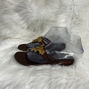 OKA B. Floral Jelly Sandal